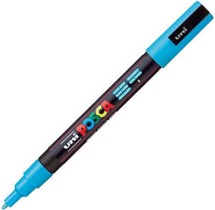 Posca Μαρκαδόρος Ανεξίτηλος  PC-3M 1.3mm  Light Blue