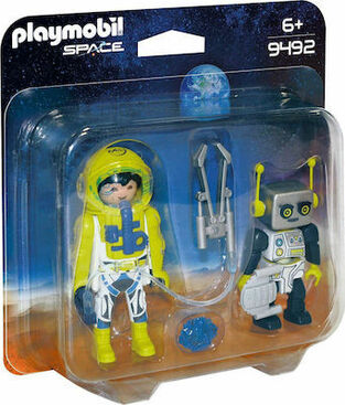 Playmobil Duo Pack Αστροναύτης Και Ρομπότ 9492