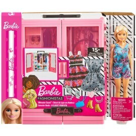 Barbie Fashionistas Η Ντουλάπα Της Barbie Με Κούκλα GBK12
