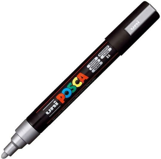 Posca  Μαρκαδόρος Ανεξίτηλος PC-5M 2.5mm Ασημί
