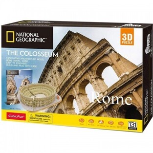 CubicFun Puzzle 3D 131τεμ National Geographic The Colosseum (DS0976H)