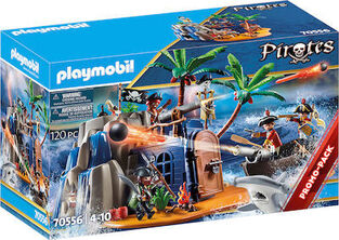 Playmobil Pirates Πειρατές και το Νησί του Θησαυρού για 4-10 ετών (70556)