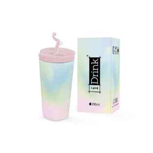 i Drink Ανοξείδωτη Κούπα Ταξιδίου Rainbow 350ml (ID0220)