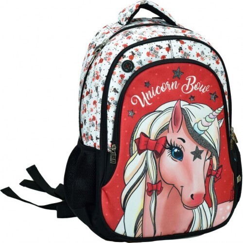 Back Me Up Σχολική Τσάντα Πλάτης Δημοτικού Unicorn Bow (357-14031)