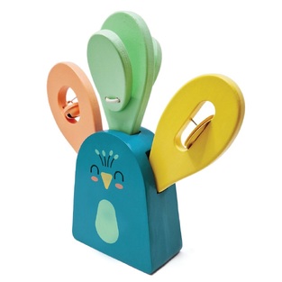 Svoora Ξύλινο Μουσικό Σετ ‘Παγώνι’ με Μαράκα, Ζίλιες, Κουδουνάκια και...