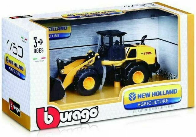 Burago Τρακτέρ New Holland Construction 1/50