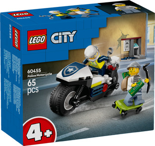 Lego City Police Motorcycle Chase για 4+ Ετών 65τμχ