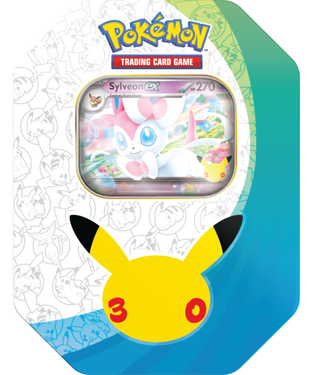 Pokémon TCG 30th Celebration - Ex Tin (Sylveon/Greninja)