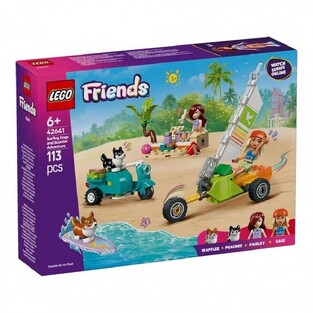 Lego Friends Surfing Dogs and Scooter Adventure για 6+ Ετών 113τμχ