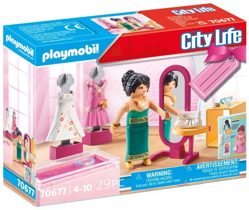 Playmobil Gift Set City Life  Κατάστημα Μόδας (70677)