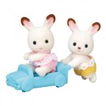 Sylvanian Families Δίδυμα Μωρά Chocolate Rabbit (5420)