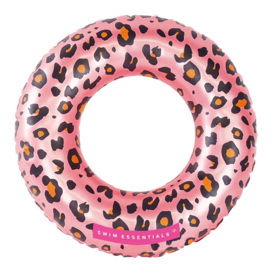 Swim Essentials: Σωσίβιο ⌀55εκ. για παιδιά από 3+ ετών - "Rose Gold Leopard"