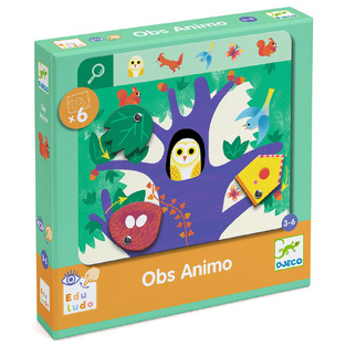 Djeco εκπαιδευτικό παιχνίδι παρατήρησης "Ζωάκια"