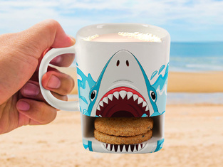 i -Total Κούπα Ceramic Mugs Shark Biscuit XL1905