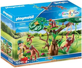 Playmobil Φροντιστής Ζώων Με Ουρακοτάγκους (70345)