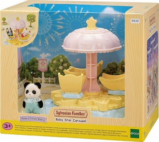 Sylvanian Families Παιχνίδι Μινιατούρα  Baby Star Carousel (5539)