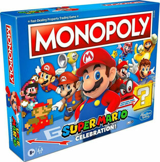 Hasbro Επιτραπέζιο Παιχνίδι Monopoly Super Mario Celebration για 2-6 Παίκτες
