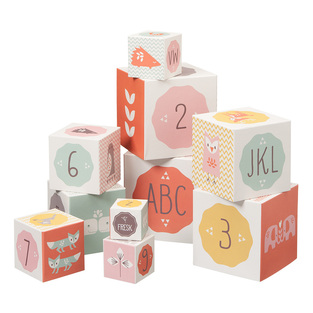 Fresk: Στοιβαζόμενοι κύβοι με νούμερα και σχέδια Girl (F8120)
