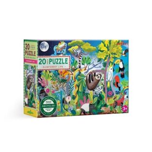 Eeboo Puzzle 20 κομ. Rainforest Life (PZRS20)