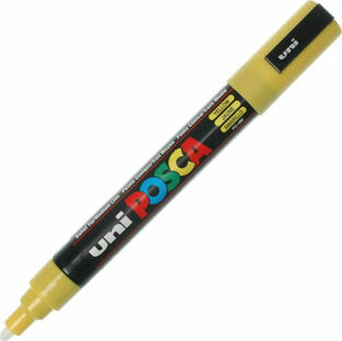 Posca Μαρκαδόρος Ανεξίτηλος PC-5M 2.5mm Κίτρινος