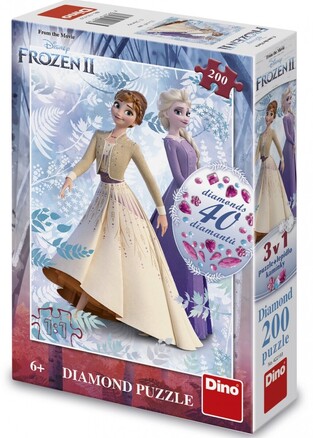 Dino Puzzle Frozen II Diamond 200τμχ