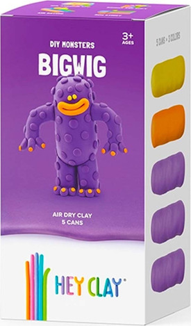 Hey Clay Claymates Monsters Bigwig Πολύχρωμος Πηλός (MMN005)