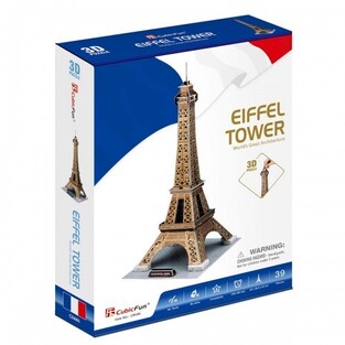 CubicFun Puzzle 3D 82τεμ Eiffel Tower (MC091H)