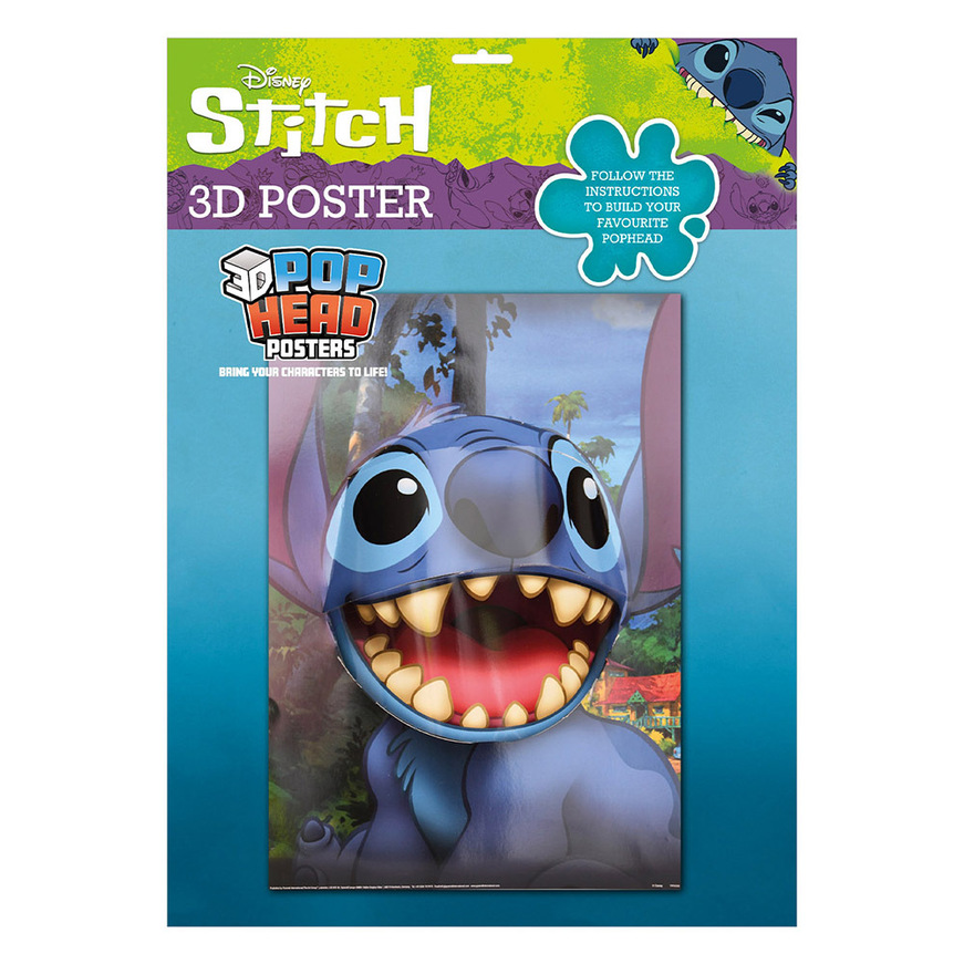 Stitch 3d Poster (Popheads)