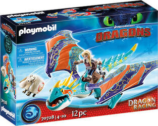 Playmobil Dragons Άστριντ και Λευκή Οργή (70728)