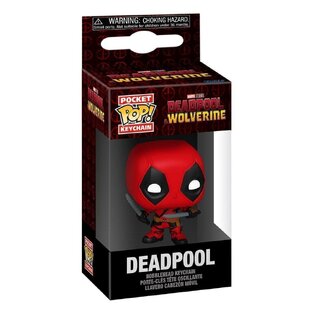 Funko Pocket Pop! Keychain Marvel: Deadpool & Wolverine - Deadpool Bobble-Head