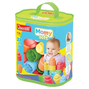 Quercetti Τουβλάκια Momy Soft για 6+ Μηνών 28τμχ