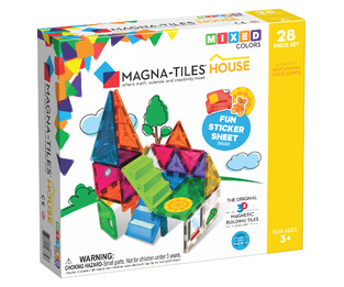 Magna-Tiles  Μαγνητικό Παιχνίδι 28 κομματιών House