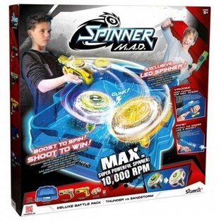 Silverlit Spinner M.A.D. Deluxe Σετ Μάχης Battle Pack: Thunder Vs Sandstorm 7530-86331
