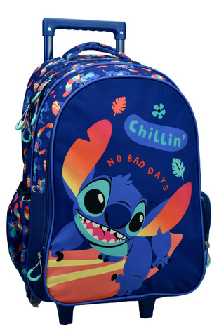 Gim Σχολική Τσάντα Τρόλεϊ Δημοτικού Stitch