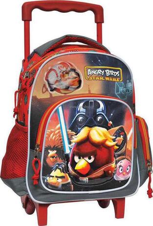 Gim Angry Birds Star Wars Σχολική Τσάντα Τρόλευ Νηπιαγωγείου Πολύχρωμη (335-21072)