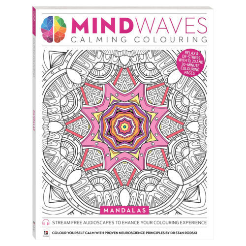 Mindwaves Calming Colouring 96pp: Mandalas (KAL-13)
