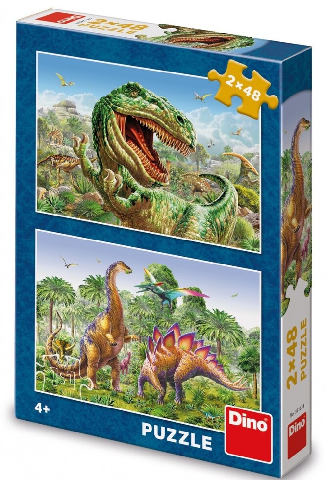Παζλ Dino Δεινόσαυροι 2*48