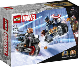 Lego Marvel Black Widow & Captain America Motorcycles (76260)