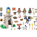 Playmobil Παιχνιδολαμπάδα Novelmore Πύργος Ιπποτών με Δράκο και Σιδηρουργό