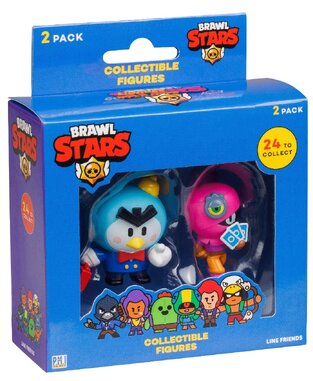 PMI Brawl Stars Collectible Figure-2Pack (S1) Random (BRW2015)