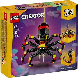 Lego Creator 3-in-1 Wild Animals: Surprising Spider για 7+ Ετών 153τμχ
