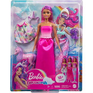 Barbie Παραμυθένια Εμφάνιση Κούκλα Dreamtopia για 3+ Ετών