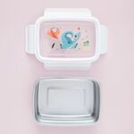 Petit Monkey Bento Dinosaur Πλαστικό Παιδικό Δοχείο Φαγητού Μπεζ (PTM-LB46)