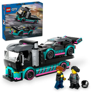 Lego City Race Car And Car Carrier Truck (60406)