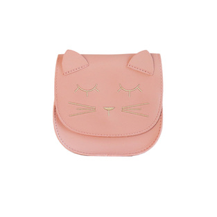 YUKO.B: Τσάντα ώμου Mina το γατάκι Ροζ (YB-100-028)