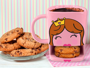i-Total Κούπα Ceramic Mugs Princess Biscuit XL1905