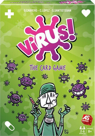 AS Επιτραπέζιο Παιχνίδι Virus! για 2-6 Παίκτες