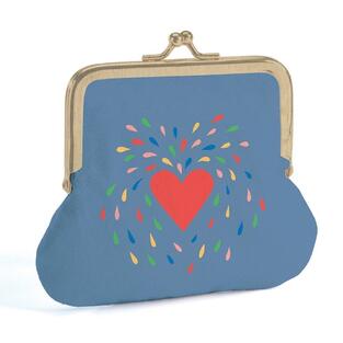 Djeco πορτοφόλι με ρετρό μεταλλικό κούμπωμα 'Πριγκίπισσα - καρδιά' (DJ03861)