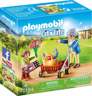 Playmobil City Life Grandmother with Child (70194)