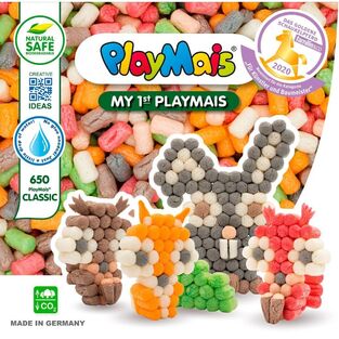 Playmais: Κατασκευές με σφουγγαράκια από άμυλο καλαμποκιού "Οι πρώτοι μου φίλοι του δάσους"